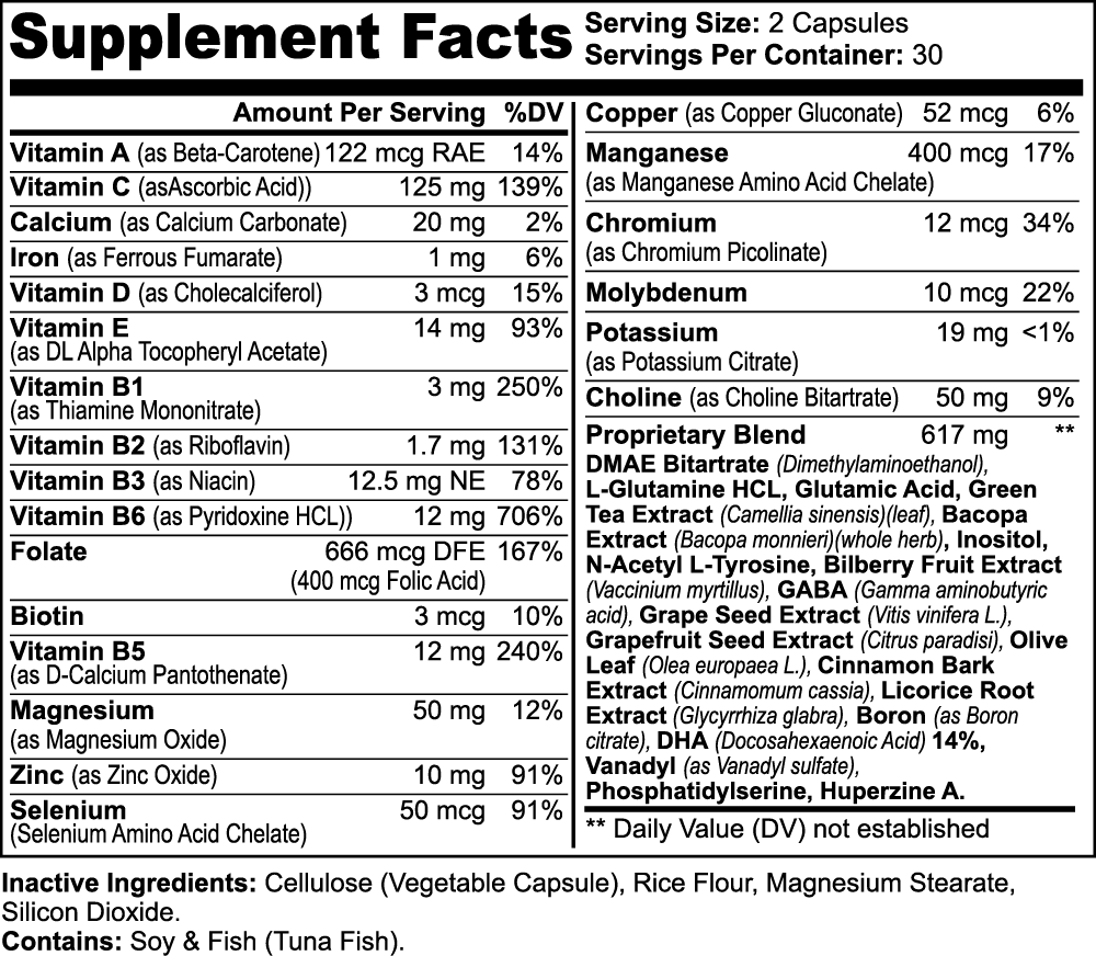 BrainGains Nootropic Formula
